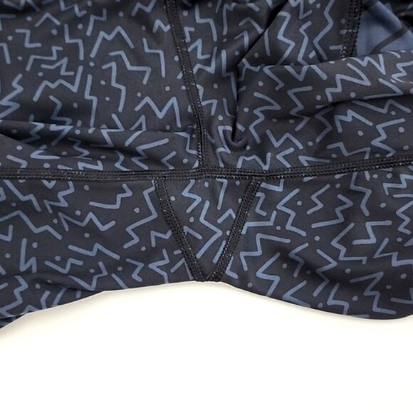 Lululemon Seawheeze 2015 Speed Tight III Legging Black Blue 28" Inseam Size 4 - Picture 9 of 14